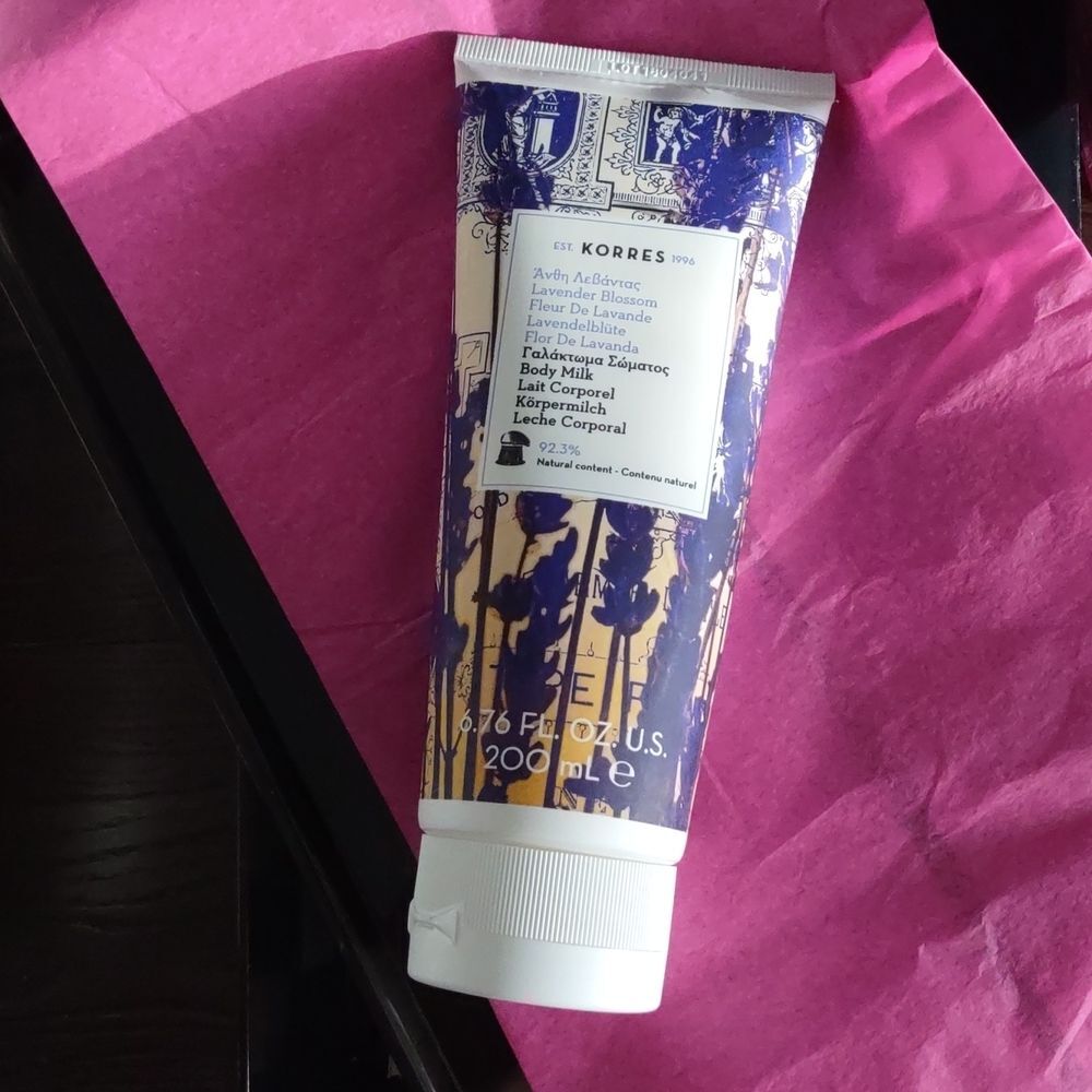 HP Sealed Korres Lavender Blossom Body Milk - Picture 2 of 5